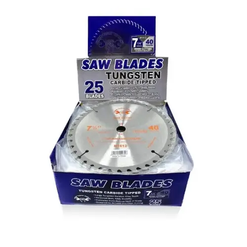 7-1/4 X 40 TOOTH CIRCULAR SAW BLADES 7-1/4 X 40 TOOTH CIRCULAR SAW BLADES