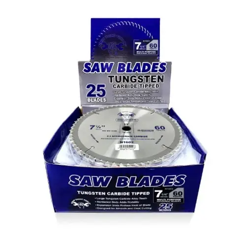 7-1/4 X 60 TOOTH CIRCULAR SAW BLADES 7-1/4 X 60 TOOTH CIRCULAR SAW BLADES
