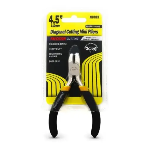 4-1/2 INCH MINI DIAGONAL CUTTING PLIERS 4-1/2 INCH MINI DIAGONAL CUTTING PLIERS