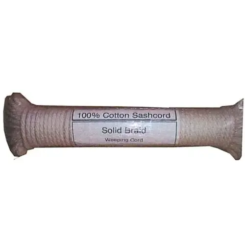 Cotton Sash Cord, 3/8" x 100 ft Cotton Sash Cord, 3/8" x 100 ft