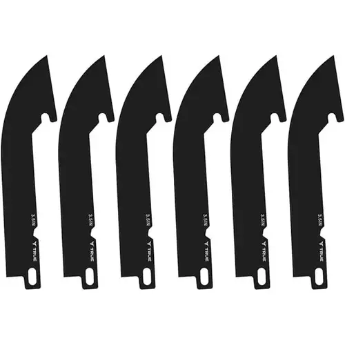 Swift Edge Replacement Knife Blades, 3-1/2", Drop Point, Pack of 6 Swift Edge Replacement Knife Blades, 3-1/2", Drop Point, Pack of 6