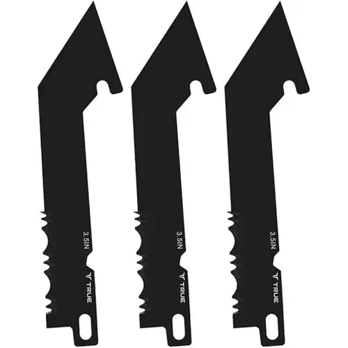 Swift Edge Knife Replacement Blade, 3.5" Tanto, Black-Oxide, Pack of 3 Swift Edge Knife Replacement Blade, 3.5" Tanto, Black-Oxide, Pack of 3