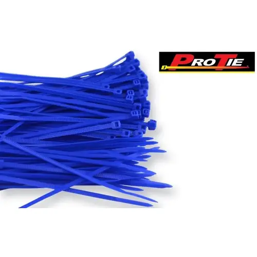 Cable Tie, 4", Blue, Ultra Light Duty, Pack of 100 Cable Tie, 4", Blue, Ultra Light Duty, Pack of 100