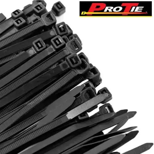 Standard Duty Cable Tie, 14.6", UV Resistant, Black, Pack of 100 Standard Duty Cable Tie, 14.6", UV Resistant, Black, Pack of 100