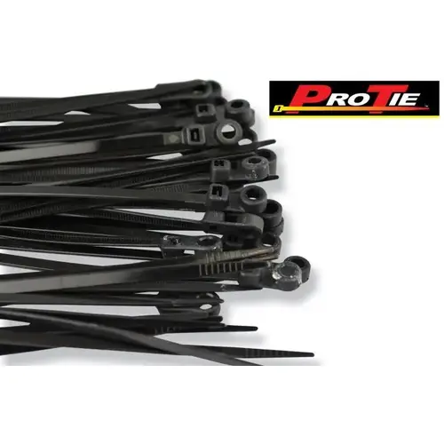 8-Inch UV Black Screw Mount Cable Tie, Pack of 100 8-Inch UV Black Screw Mount Cable Tie, Pack of 100