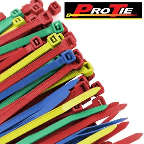 Standard Duty Cable Tie, 11.8", Assorted Colors, Pack of 100 Standard Duty Cable Tie, 11.8", Assorted Colors, Pack of 100