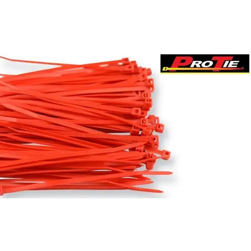 4-inch Red Ultra Light Duty Cable Tie, 18 lb, Pack of 100 4-inch Red Ultra Light Duty Cable Tie, 18 lb, Pack of 100