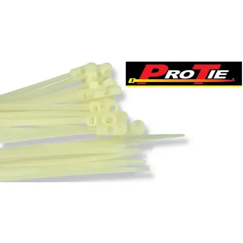 8" Screw Mount Cable Tie, Natural, Pack of 100 8" Screw Mount Cable Tie, Natural, Pack of 100
