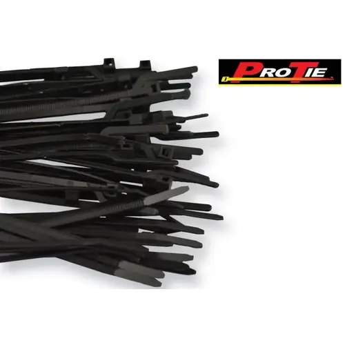 6" EZ-Off Black Cable Tie, Pack of 100 6" EZ-Off Black Cable Tie, Pack of 100