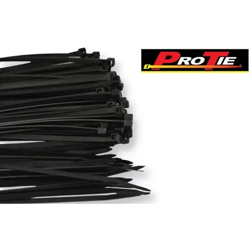 Light Duty UV Black Cable Tie, 5.7 inch, Pack of 100 Light Duty UV Black Cable Tie, 5.7 inch, Pack of 100