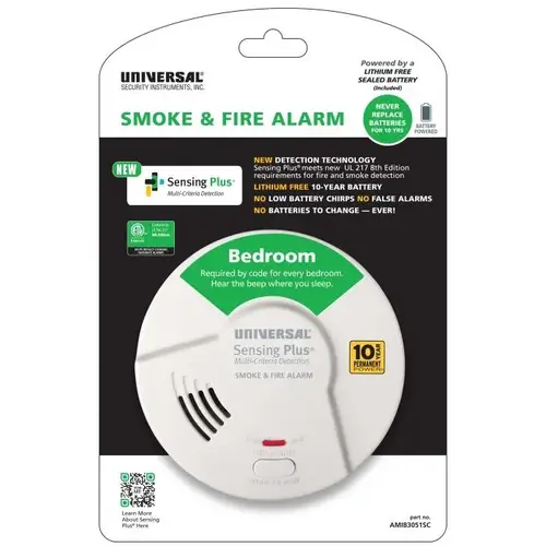 BEDROOM SMOKE AND FIRE ALARM BEDROOM SMOKE AND FIRE ALARM