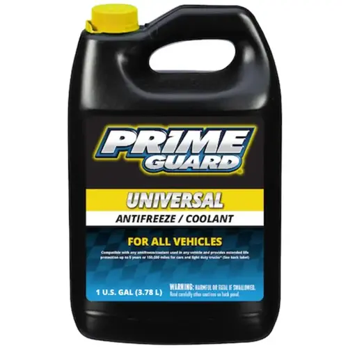 PRIME GUARD Universal Concentrated Ethylene Glycol Antifreeze Coolant, Gold, 1 Gallon PRIME GUARD Universal Concentrated Ethylene Glycol Antifreeze Coolant, Gold, 1 Gallon