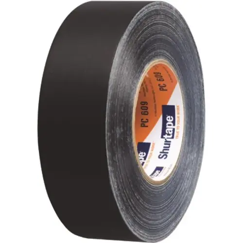 SHURTAPE PC609 BLACK 48MMX55M TAPE ROLL SHURTAPE PC609 BLACK 48MMX55M TAPE ROLL