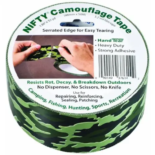 TAPE HAND TEAR 2INX55YDS CAMOUFLAGE TAPE HAND TEAR 2INX55YDS CAMOUFLAGE
