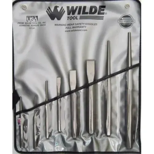 SET 8-PC PUNCH AND CHISEL SET 8-PC PUNCH AND CHISEL