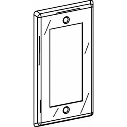 Handy Box Cover, GFCI, 2-5/16" x 4-3/16", Galvanized Steel Handy Box Cover, GFCI, 2-5/16" x 4-3/16", Galvanized Steel