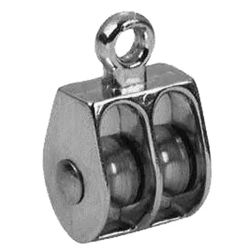 EYE PULLEY RIGID DOUBLE WHEEL 1IN EYE PULLEY RIGID DOUBLE WHEEL 1IN