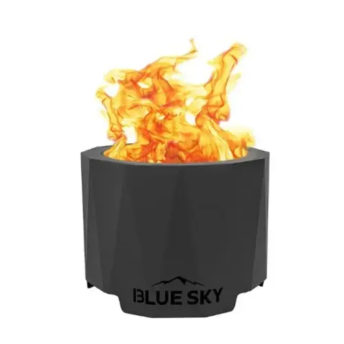 Peak Smokeless Patio Fire Pit, 22" Diameter, Steel Peak Smokeless Patio Fire Pit, 22" Diameter, Steel