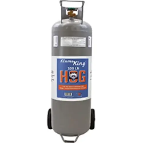 100# HZL&VER PROPANE CYL W/POL&WHEELS 100# HZL&VER PROPANE CYL W/POL&WHEELS