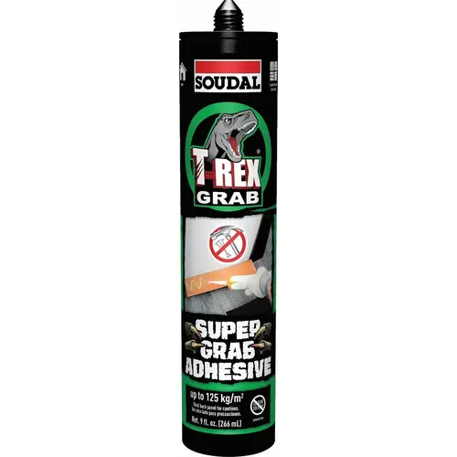 T-Rex Super Grab Adhesive, 9 fl oz T-Rex Super Grab Adhesive, 9 fl oz