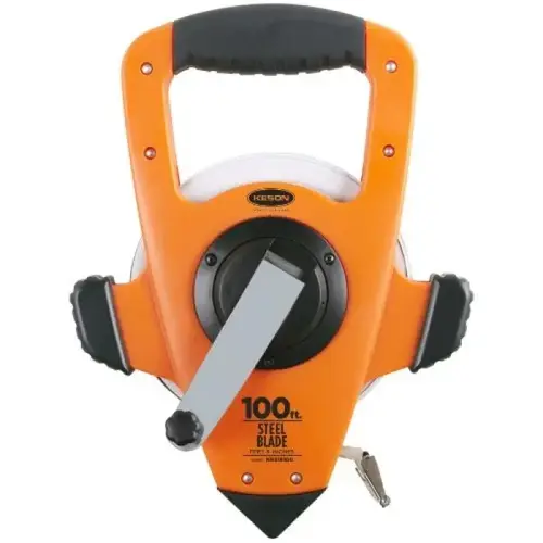 NRS Series Open Reel Tape Measure, 100 ft, 3/8" Nylon-Coated Steel Blade, 3x1 Rewind NRS Series Open Reel Tape Measure, 100 ft, 3/8" Nylon-Coated Steel Blade, 3x1 Rewind