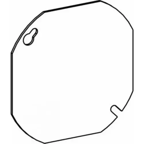 4 inch Octagonal Electrical Box Blank Cover, Steel 4 inch Octagonal Electrical Box Blank Cover, Steel