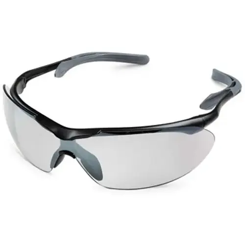 SAFETY GLASSES GRAY LENS/BLACK FRAMES SAFETY GLASSES GRAY LENS/BLACK FRAMES