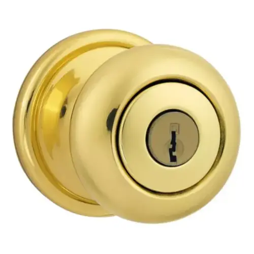 Hancock Keyed Entry Knob, Signature Series, SmartKey, Adjustable Backset, Polished Brass Hancock Keyed Entry Knob, Signature Series, SmartKey, Adjustable Backset, Polished Brass