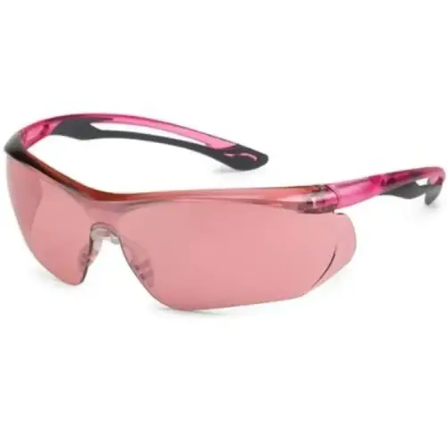 PARALLAX SAFETY GLASSES-PINK LENS/GRAY PARALLAX SAFETY GLASSES-PINK LENS/GRAY