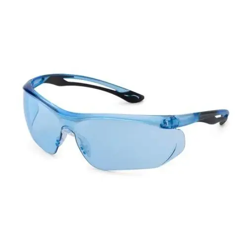 PARALLAX SAFETY GLASSES-BLUE LENS/BLK PARALLAX SAFETY GLASSES-BLUE LENS/BLK