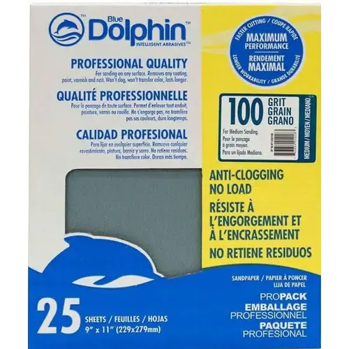 100G SANDPAPER 25PK 100G SANDPAPER 25PK