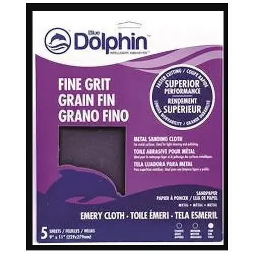 EMERY CLOTH SHEETS - 5PK EMERY CLOTH SHEETS - 5PK
