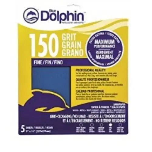 150G SANDPAPER 5PK 150G SANDPAPER 5PK