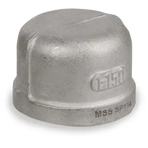 1-1/2" 150# Type 304 Stainless Steel Pipe Cap 1-1/2" 150# Type 304 Stainless Steel Pipe Cap