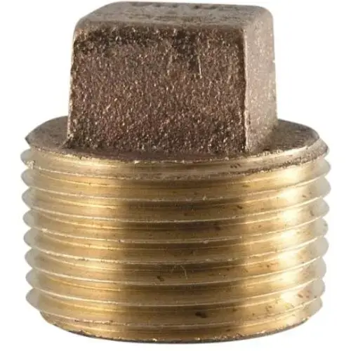 PLUG LOW LEAD BRASS 1/4IN PLUG LOW LEAD BRASS 1/4IN