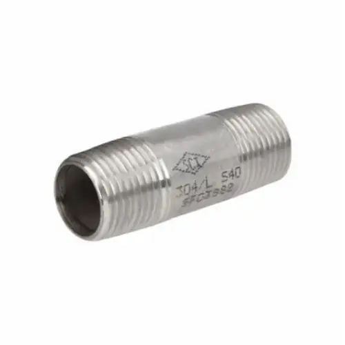 Stainless Steel Pipe Nipple, 1-1/4" NPT x 2-1/2" Stainless Steel Pipe Nipple, 1-1/4" NPT x 2-1/2"