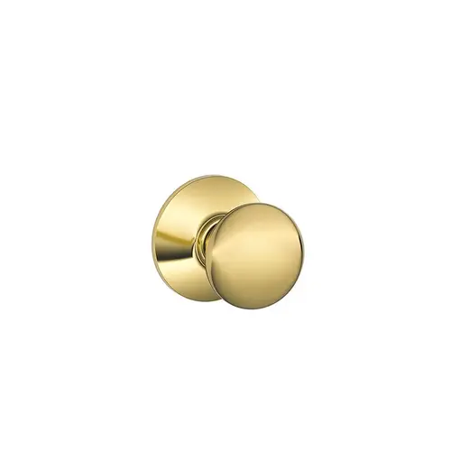 Plymouth Knob Passage Lock with 16080 Latch and 10027 Strike Lifetime Brass Finish Plymouth Knob Passage Lock with 16080 Latch and 10027 Strike Lifetime Brass Finish