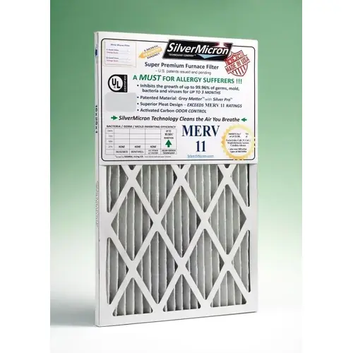 SM1625 SILVERMICRON HOME AIR FILTER 16X25X1 SM1625 SILVERMICRON HOME AIR FILTER 16X25X1