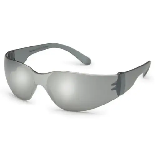 Starlite Safety Glasses, Silver Mirror Lens, Gray Temple Starlite Safety Glasses, Silver Mirror Lens, Gray Temple