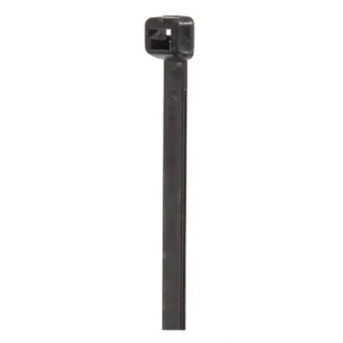 PowerGRP Cable Tie, 4", Black, 18 lb, Pack of 100 PowerGRP Cable Tie, 4", Black, 18 lb, Pack of 100