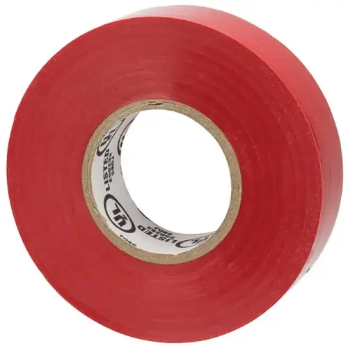 7 MIL PREMIUM VINYL ELECTRICL TAPE RED 7 MIL PREMIUM VINYL ELECTRICL TAPE RED
