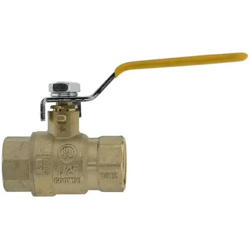 Ball Valve, 1/2" FPT, Full Port, 600 WOG, Lead-Free Ball Valve, 1/2" FPT, Full Port, 600 WOG, Lead-Free