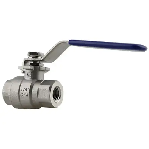 1/4IN BALL VALVE 2PIECE 304 SS 1/4IN BALL VALVE 2PIECE 304 SS