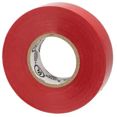 Red Vinyl Electrical Tape, 3/4" x 60 ft, 7 mil, UL 510 Listed Red Vinyl Electrical Tape, 3/4" x 60 ft, 7 mil, UL 510 Listed