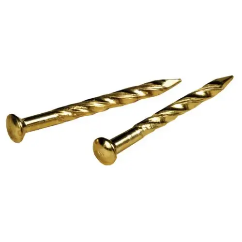 Brass-Plated Trim Nail, 1-1/4", 1 oz Brass-Plated Trim Nail, 1-1/4", 1 oz