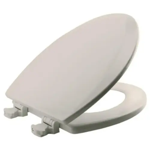 Elongated Closed Front Molded Wood Toilet Seat, Biscuit Elongated Closed Front Molded Wood Toilet Seat, Biscuit