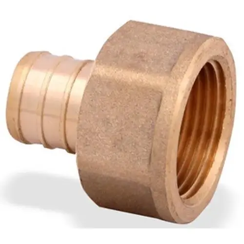PEX x FPT Adapter, 3/4" PEX x 3/4" FPT, Lead-Free Brass PEX x FPT Adapter, 3/4" PEX x 3/4" FPT, Lead-Free Brass
