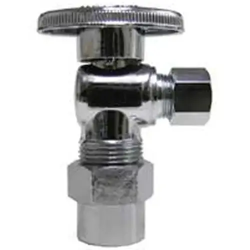 Angle Stop Valve, 1/2" CPVC x 3/8" OD Comp, Lead-Free Angle Stop Valve, 1/2" CPVC x 3/8" OD Comp, Lead-Free