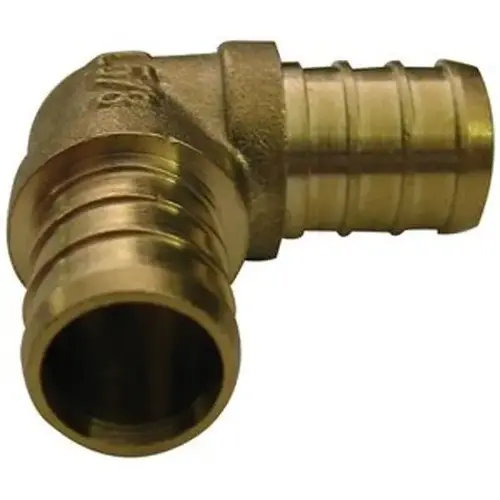 PEX Elbow, 90 Degree, Lead-Free Brass, 3/4 x 1/2 inch PEX Elbow, 90 Degree, Lead-Free Brass, 3/4 x 1/2 inch