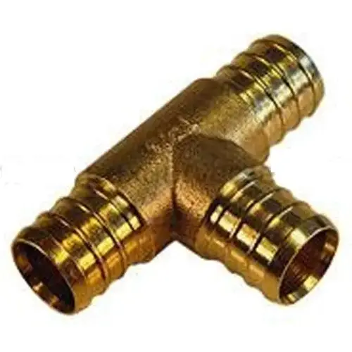 Lead-Free PEX Reducing Tee, 3/4" x 1/2" x 1/2" Lead-Free PEX Reducing Tee, 3/4" x 1/2" x 1/2"